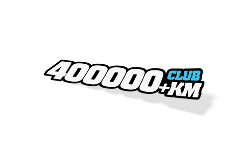 400,000 KM Club Decal