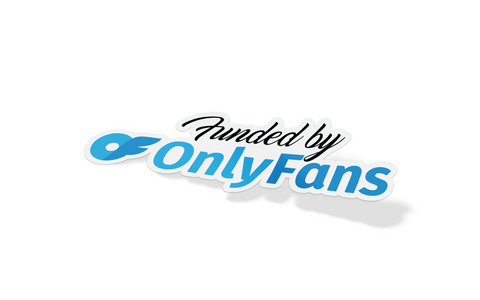 Funded by Onlyfans Decal