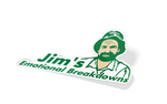 Jims Emotional Breakdowns Sticker