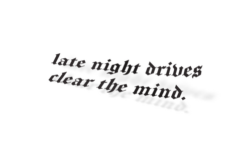 Late night drives clear the mind. JDM Slap Sticker