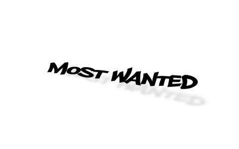 Most Wanted Window Banner