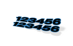 Jetski Registration Numbers Fishpro Sport (Font: Trobus)