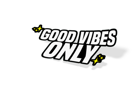 Good Vibes Only Decal